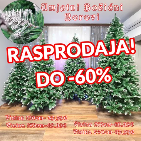 Umjetni Božićni borovi