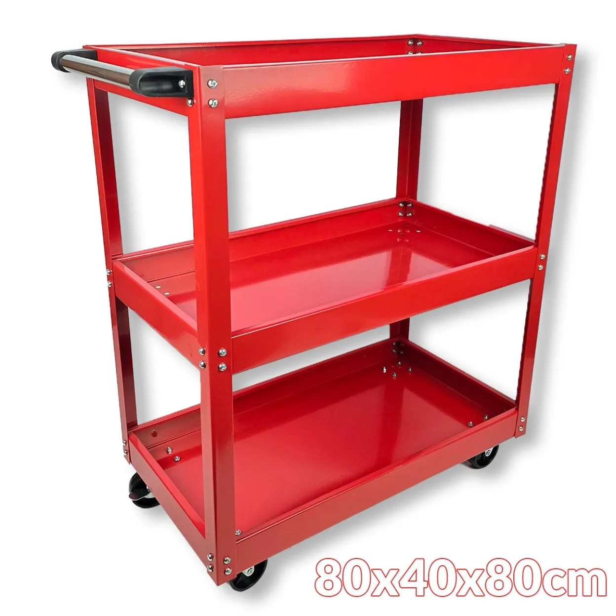 Metalna radna kolica 80x80x44 cm